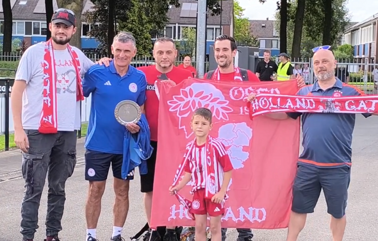 Ολυμπιακός: Μεντιλίμπαρ και Ρέτσος βραβεύτηκαν από την Θύρα 7 Ολλανδίας (vid)