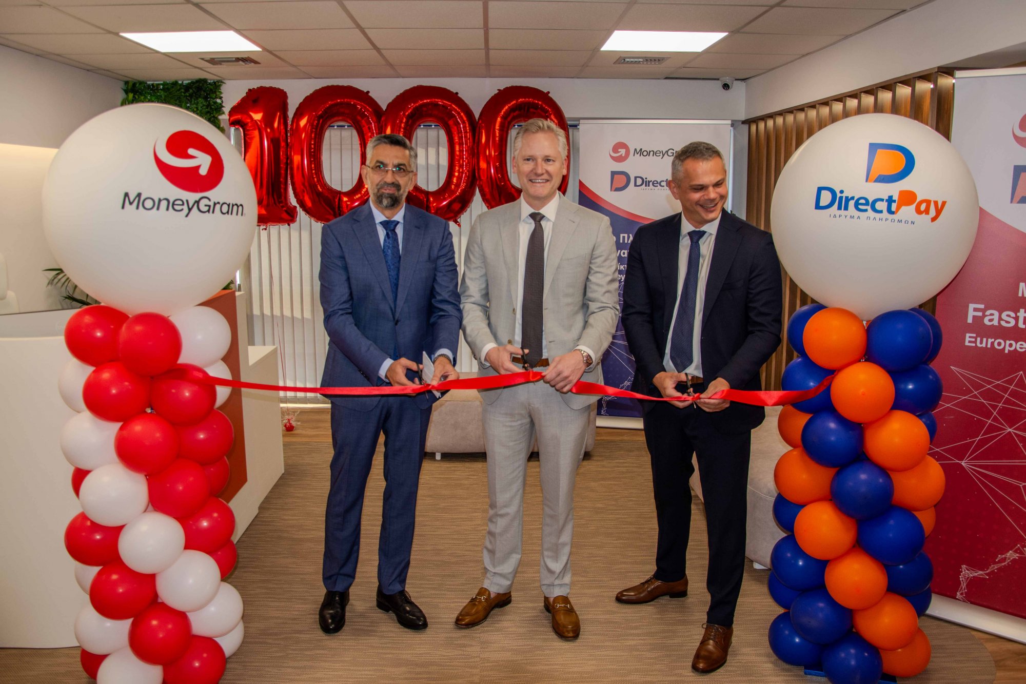 DirectPay: Εγκαίνια, παρουσία του Προέδρου & CEO της MoneyGram International, κ. Άλεξ Χολμς