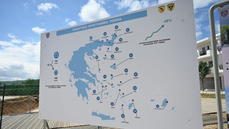 Ξεκίνησε η διαγωνιστική διαδικασία για την υλοποίηση του Οικιστικού Προγράμματος του ΥΠΕΘΑ