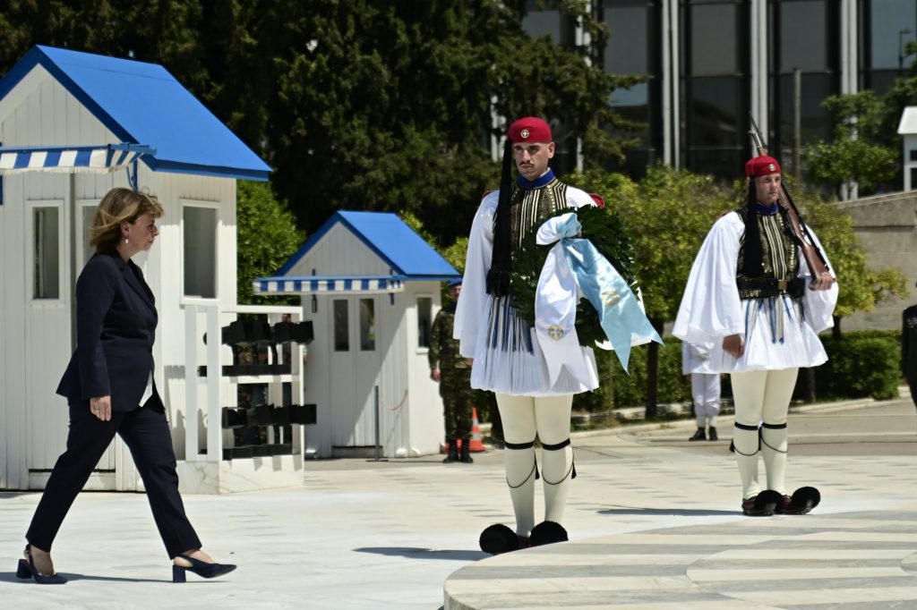 Σακελλαροπούλου: Η οριστική δικαίωση του ιερού κυπριακού αγώνα αποτελεί κορυφαία επιδίωξή μας και χρέος μας