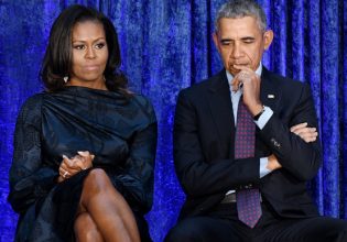 Eυχές για ανάρρωση στον Τραμπ από το ζεύγος Ομπάμα