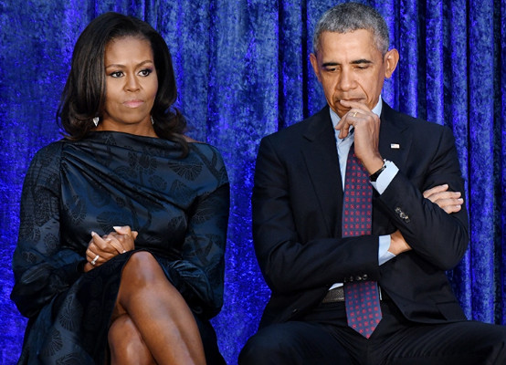 Eυχές για ανάρρωση στον Τραμπ από το ζεύγος Ομπάμα