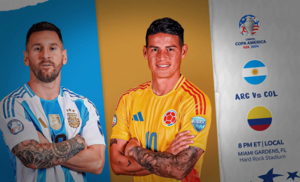 Aργεντινή – Κολομβία: Μέσι VS Χάμες στο τελικό του Κόπα Αμέρικα