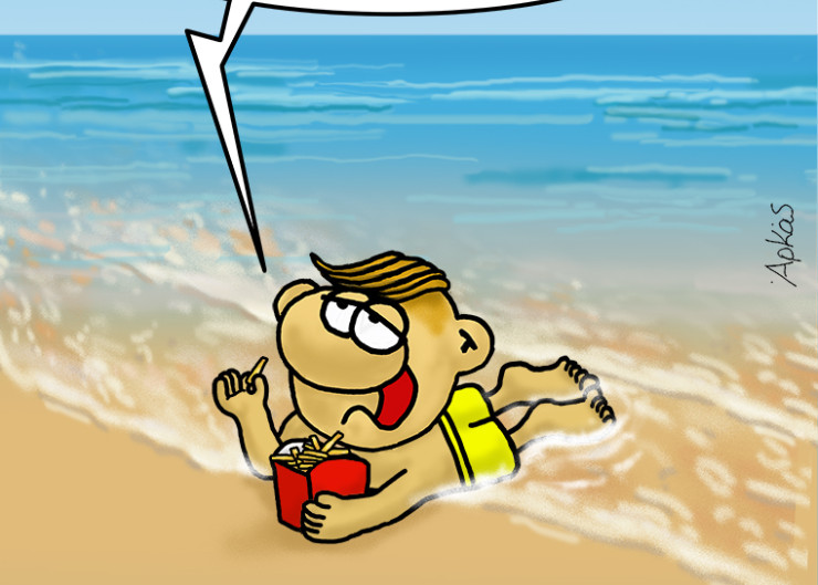 Αρκάς: Ευχές για «δροσερό» Σαββατοκύριακο με τον πάντα αισιόδοξο Θανασάκη