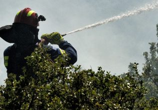 Φωτιά στην Κόρινθο, πλησίον της εθνικής οδού – Πυκνοί καπνοί