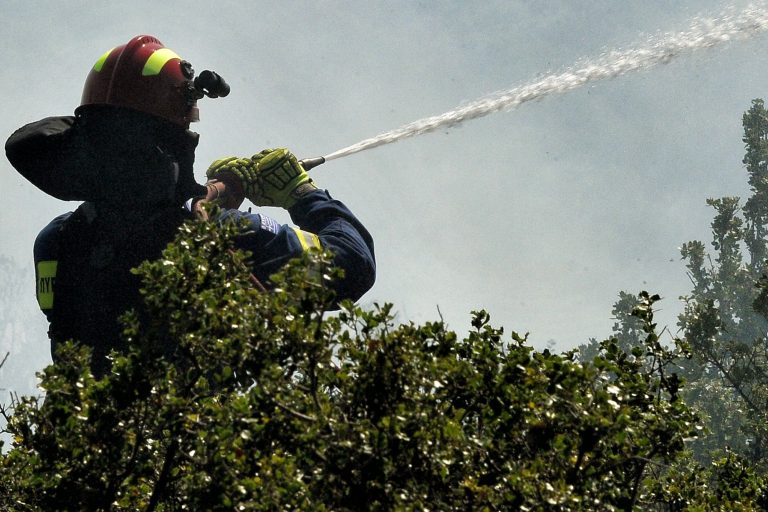 Φωτιά στην Κόρινθο, πλησίον της εθνικής οδού – Πυκνοί καπνοί