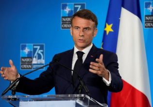 Ουκρανία: Για υποστήριξή της όσο χρειαστεί και ένταξή της στο ΝΑΤΟ, κάνει λόγο ο Μακρόν