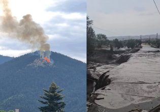 Καύσωνας, καταιγίδες, πλημμύρες και δεκάδες πυρκαγιές από κεραυνούς σε όλη τη χώρα