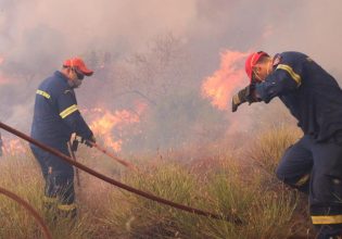 Δράμα: Ενεργή για τρίτη μέρα η φωτιά στο Φαλακρό λόγω του δύσβατου της περιοχής