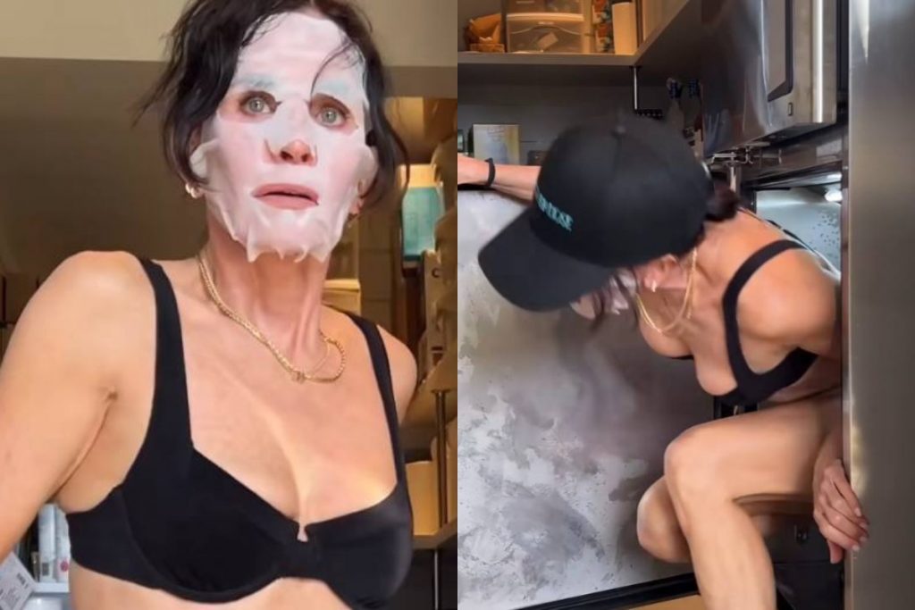 Η Κόρτνεϊ Κοξ μόλις βγήκε από την κατάψυξη με μπικίνι για χάρη της ευεξίας – Το χιουμοριστικό βίντεο