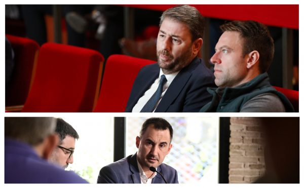 Κοινή αναφορά Κασσελάκη-Χαρίτση στον «δρόμο που άνοιξε η Γαλλία» – «Τείχη στην ακροδεξιά» απ’ τον Ανδρουλάκη