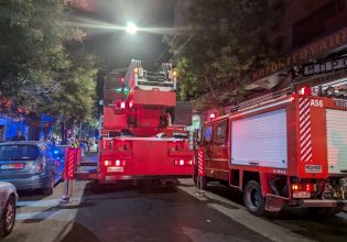 Φωτιά σε υπόγεια καφετέρια στο κέντρο της Αθήνας – Έκλεισε η Αγίου Μελετίου