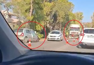 Σοβαρό τροχαίο στη λεωφόρο Πόρτο Ράφτη – Χωρίς τις αισθήσεις του απεγκλωβίστηκε οδηγός ΙΧ