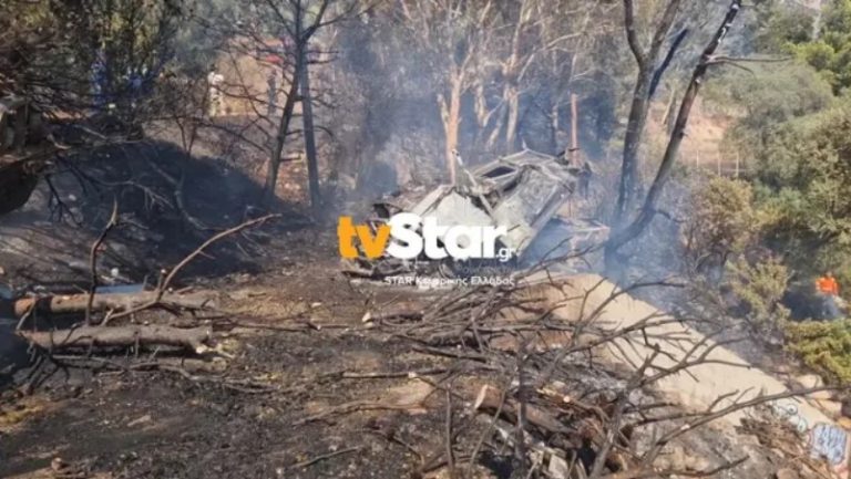 Βοιωτία: Φορτηγό έπεσε σε γκρεμό και ξέσπασε φωτιά – Νεκρός ο οδηγός του