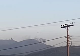 Συναγερμός για φωτιά στη Θεσσαλονίκη – Σηκώθηκε ελικόπτερο