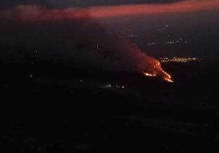 Φωτιά στο όρος Παγγαίο για πέμπτη μέρα – Επιχειρούν εναέρια