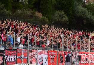 Με τον κόσμο στο πλευρό του ο Ολυμπιακός – 3.000 οπαδοί των «ερυθρόλευκων» στη Λαμία (pics, vids)