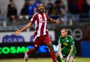 Εξαιρετική μπαλιά του Τσικίνιο, κεφαλιά του Ελ Κααμπί και 1-0 ο Ολυμπιακός στη Λαμία (vids)