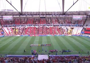 Η είσοδος του Ολυμπιακού στο θρυλικό Μαρακανά (vid)