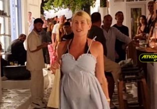 Η Ευρυδίκη Παπαδοπούλου με φουσκωμένη κοιλίτσα στη Μύκονο