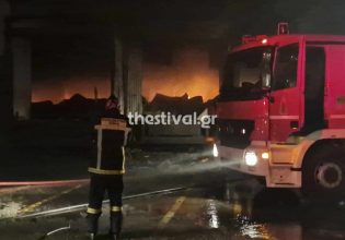 Φωτιά στη Θεσσαλονίκη: Πυρκαγιά ξέσπασε σε εργοστάσιο με αυγά