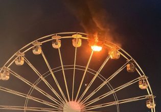 Γερμανία: Φωτιά σε ρόδα λούνα παρκ στη Λειψία – Τριάντα τραυματίες