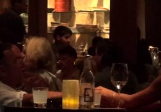 Γιώργος Λιάγκας και Μαρία Αντωνά σε τρυφερές στιγμές στη Μύκονο