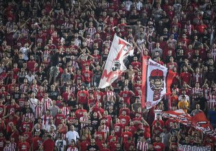 Με τον κόσμο του στη Λαμία ο Ολυμπιακός