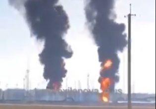 Ουκρανία: Επιτέθηκε με drone σε πετρελαϊκές εγκαταστάσεις στη Ρωσία – Ξέσπασε μεγάλη πυρκαγιά