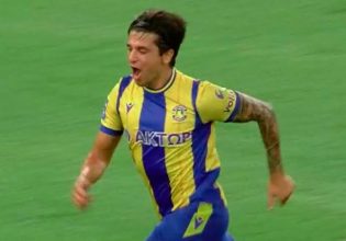 Σοκ για τον Παναθηναϊκό: Αποβλήθηκε ο Ζέκα, σκόραρε ο Κρεσπί για το 1-0 του Αστέρα (vid)