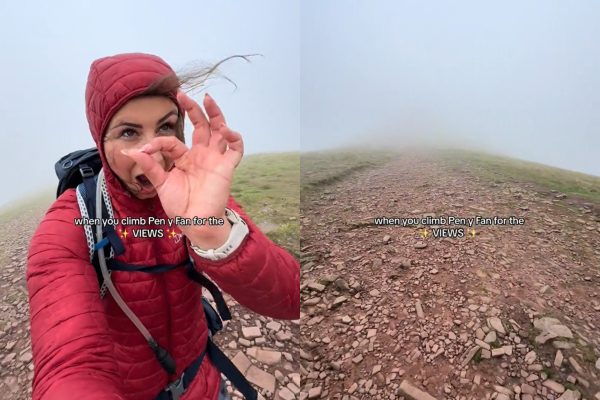 Έκανε αναρρίχηση για ώρες και έμεινε άναυδη με αυτό που αντίκρισε στην κορυφή του βουνού