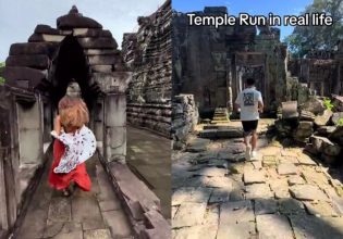 Καμπότζη: Ανεύθυνοι τουρίστες βεβήλωσαν αρχαίο ναό για να μιμηθούν το Temple Run