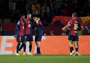 Σαρωτική η Μπαρτσελόνα: Δεύτερο γκολ ο Ραφίνια, σκόραρε και ο Λεβαντόφσκι για το 3-1 (vids)