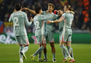 Σπάρτα Πράγας – Ατλέτικο Μαδρίτης 0-6: Θρίαμβος των «ροχιμπλάνκος» (vids)