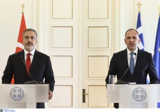 Γεραπετρίτης: Eιλικρινής δίαυλος επικοινωνίας με την Τουρκία – «Σε θετικό σημείο οι σχέσεις των δύο χωρών» λέει ο Φιντάν