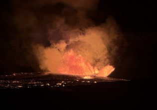 Χαβάη: «Ξύπνησε» ξανά το ηφαίστειο Κιλαουέα – Εντυπωσιακές εικόνες από τα σιντριβάνια λάβας