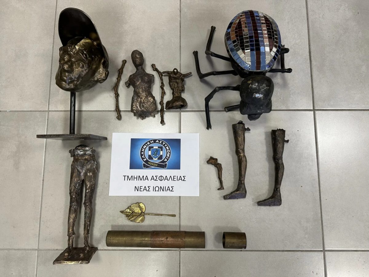 Διαρρήκτες «άδειασαν» το εργαστήριο του γλύπτη Γεώργιου Λάππα στη Νέα Ιωνία