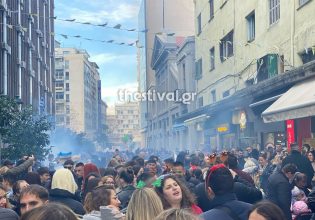Όλη η Θεσσαλονίκη μια… ψησταριά – Γλέντι με χριστουγεννιάτικο κέφι στη Βασιλέως Ηρακλείου