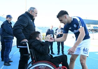 Στο Περιστέρι για το Ατρόμητος – Ολυμπιακός ο μικρός Γιαννάκης (pics)