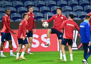 Η προπόνηση του Ολυμπιακού στο «Ντραγκάο» (pics)