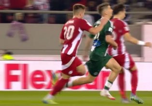 «Έγκλημα» του Βίντσιτς στο ντέρμπι – Ο Σλοβένος διαιτητής έδειξε κόκκινη στον Κοστίνια χωρίς να υπάρχει φάουλ (vid)!