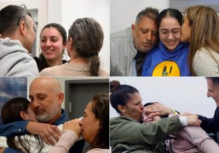 Ισραήλ: Επανενώθηκαν με τις οικογένειές τους οι απελευθερωμένες όμηροι – Αφέθηκαν ελεύθεροι 200 Παλαιστίνιοι