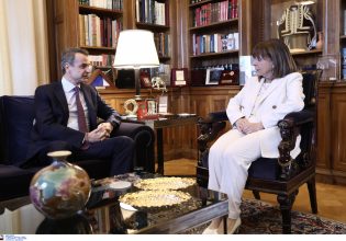 Ο Μητσοτάκης ευχαρίστησε τη Σακελλαροπούλου – «Να σφυρηλατηθεί ενότητα ενόψει της προεδρικής εκλογής»