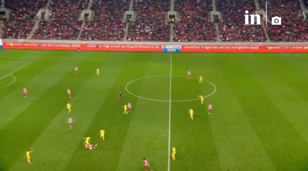 Ο Νίμπεργκ δεν έδωσε πεντακάθαρο φάουλ του Μορόν στον Μπιανκόν, στην φάση του γκολ του Άρη (vid)