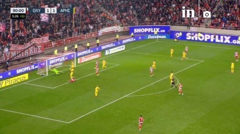 Λυτρωτής Κωστούλας για τον Ολυμπιακό – Πέτυχε και το δεύτερο γκολ των «ερυθρόλευκων» (96′) για την μεγάλη ανατροπή (2-1, vids)