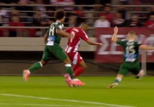 Ο Βίντσιτς δεν έδωσε πέναλτι στον Ελ Κααμπί στο 38′ – Ο Μαροκινός ανατράπηκε στην περιοχή από τον Πάλμερ Μπράουν