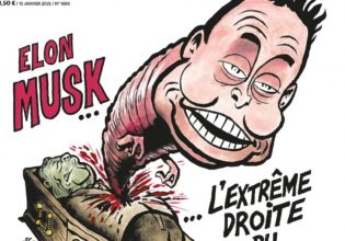 Έλον Μασκ: «Ιδού το μέλλον της Ακροδεξιάς» – Το Charlie Hebdo κατακεραυνώνει τον Mr. Tesla