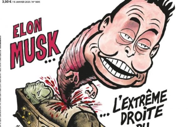 Έλον Μασκ: «Ιδού το μέλλον της Ακροδεξιάς» – Το Charlie Hebdo κατακεραυνώνει τον Mr. Tesla