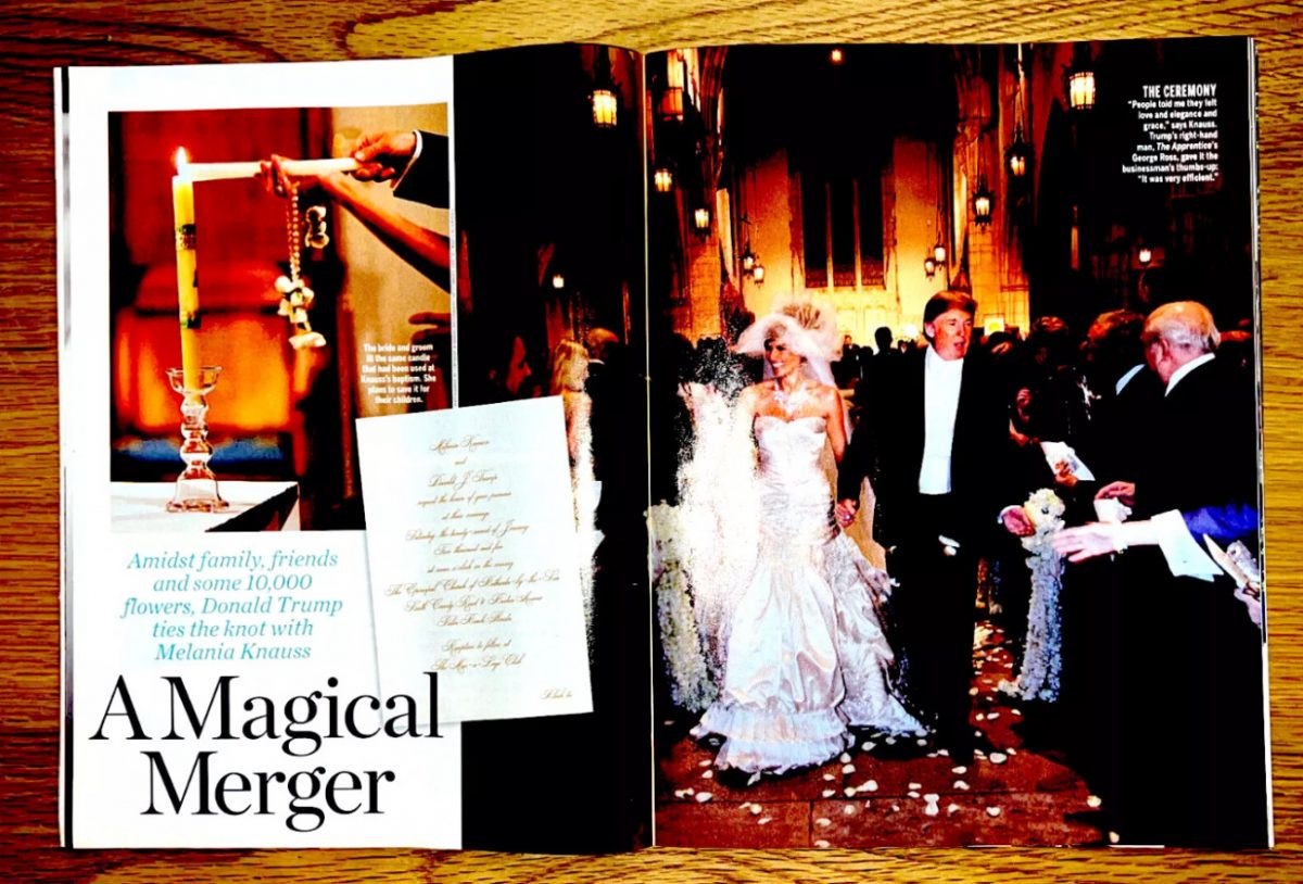 Ντόναλντ Τραμπ – Μελάνια Τραμπ: Γιορτάζουν είκοσι χρόνια γάμου -το νυφικό, η τελετή, οι καλεσμένοι