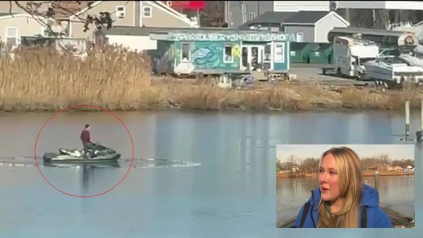 ΗΠΑ: Γυναίκα έσωσε στο παρά πέντε άντρα από παγωμένο κανάλι